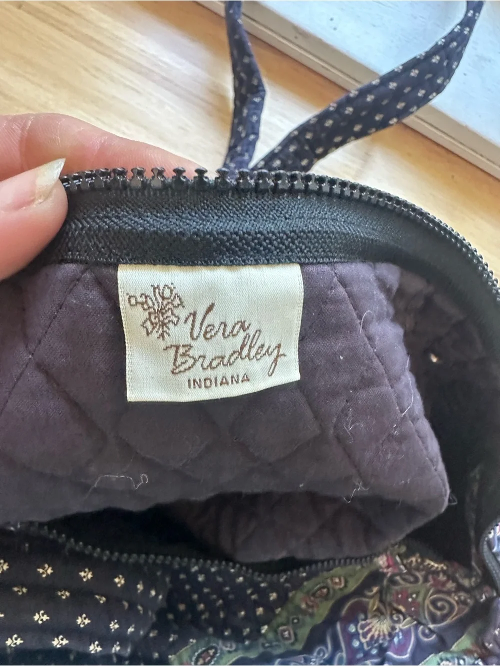 Vera Bradley set of three Quilted Tote duffle bagsPaisley Edge and Monogram